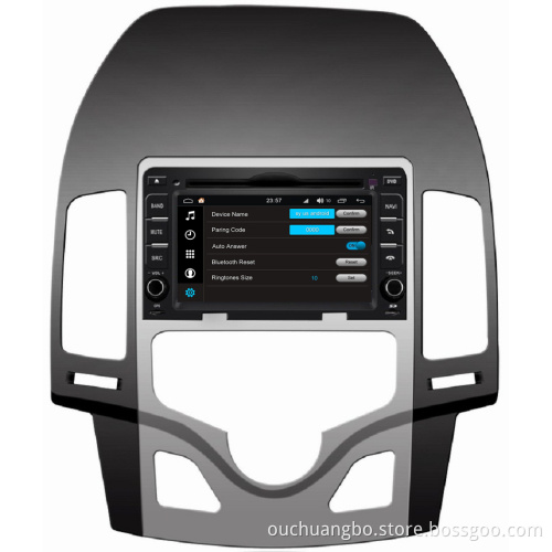 Ouchuangbo audio gps stereo for Hyundai I30 Auto AC S200 platform android 6.0 2GB ram 32GB ROM